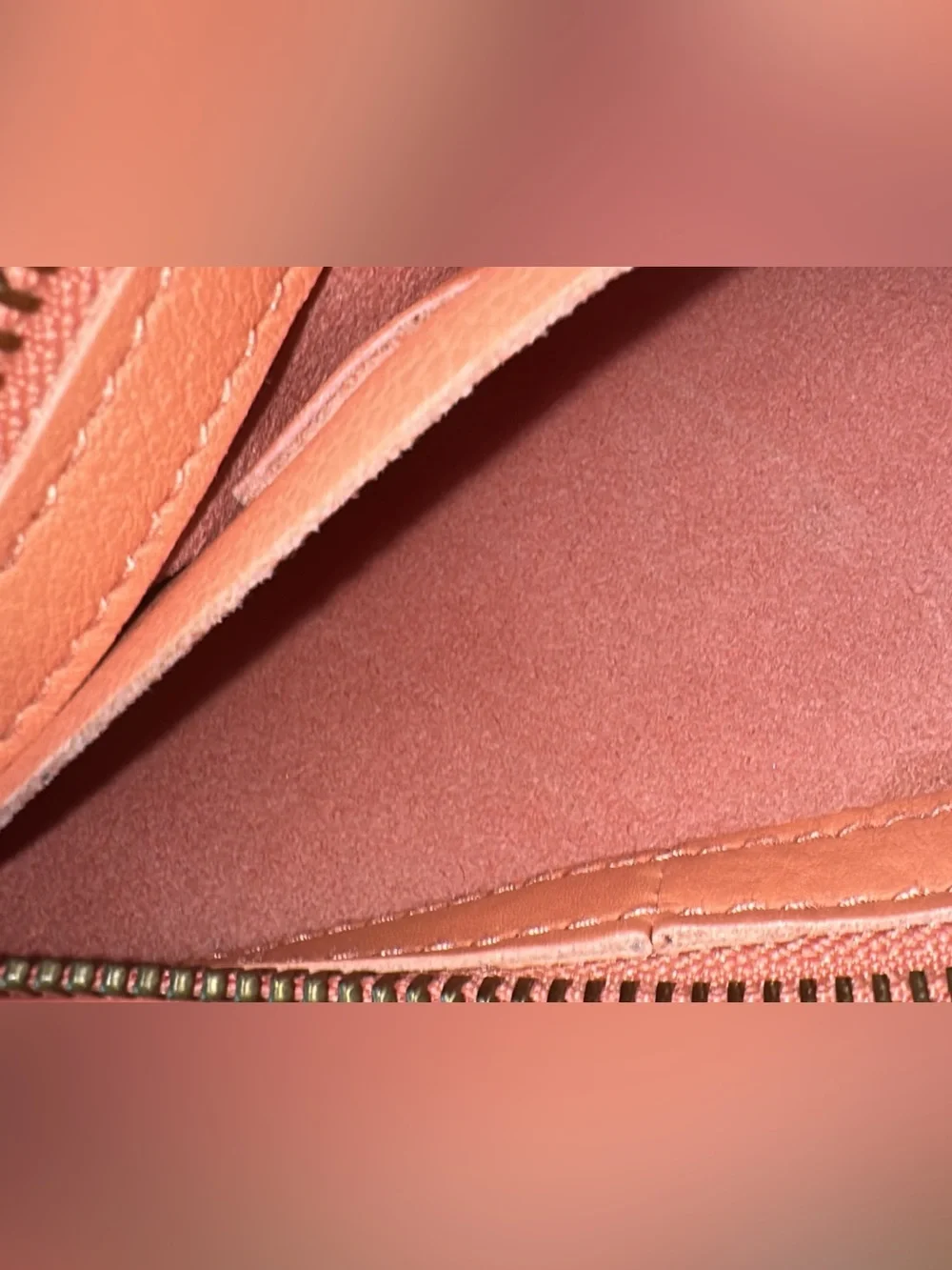 Madewell Leather Soft Small Braided Hobo bag in a peach orange. (Bags 17)